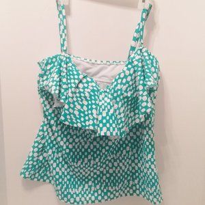 Catalina polka dot swim top